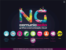 Tablet Screenshot of ngcomunicacao.com.br